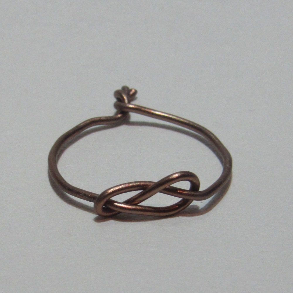 Bronze infinity ring